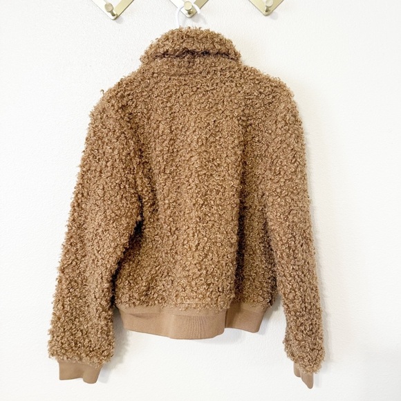 NWT Polo Ralph Lauren High-Pile Curly Fleece Teddy Bomber Jacket size large - Picture 12 of 13